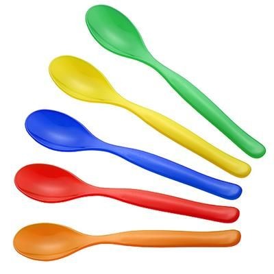 DURABLE PLASTIC SPOON with Rounded Edges