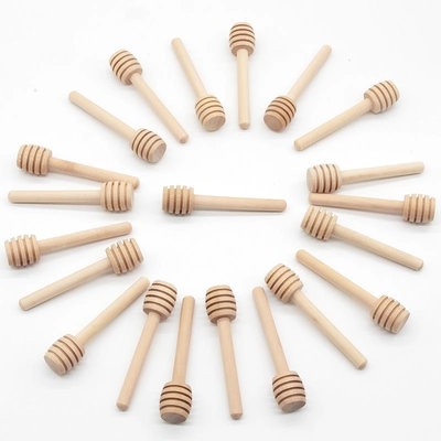 HIGH QUALITY WOOD HONEY STIR STICK