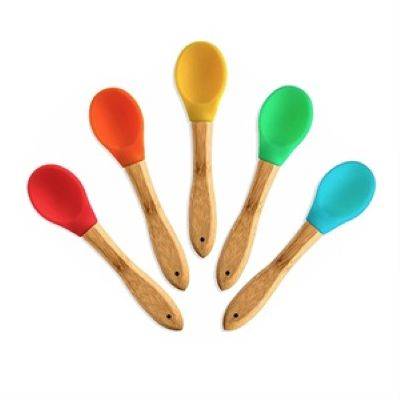 SILICONE WOOD SPOON