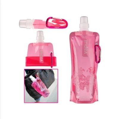 16 OZ BPA-FREE FOLDING AND REUSABLE WATER BOTTLE ( 480ML )