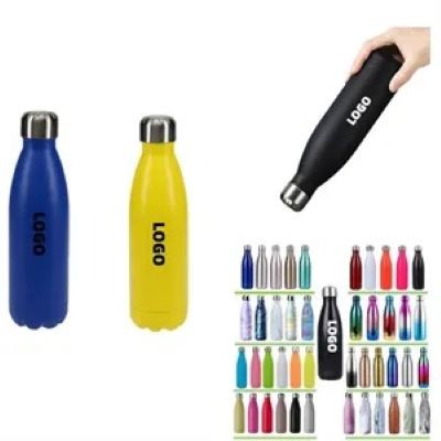 16,9OZ STAINLESS STEEL METAL VACUUM THERMAL INSULATED WATER BOTTLE