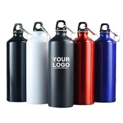 25 OZ ALUMINIUM WATER BOTTLE with Carabiner