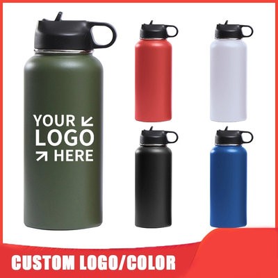 32OZ CHILDRENS STAINLESS STEEL METAL WATER BOTTLE