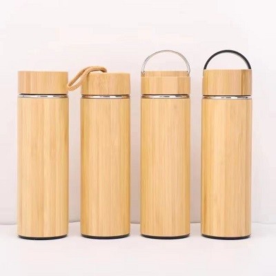 450ML ECO BAMBOO WATER BOTTLE