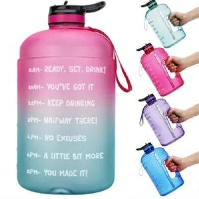 74OZ MOTIVATIONAL WATER BOTTLE with Time Marker