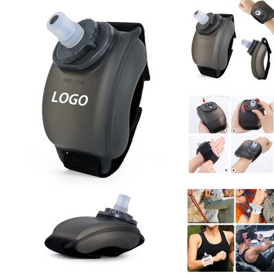 7OZ SILICONE WRIST WATER BOTTLE
