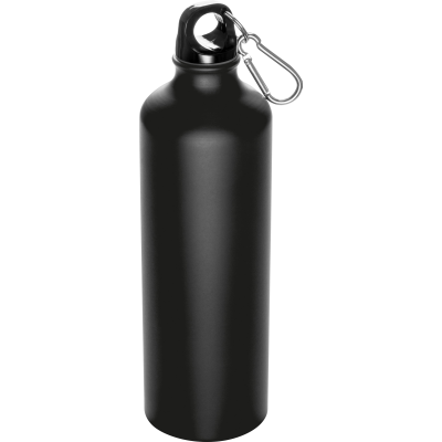 800 ML DRINK BOTTLE with Snap Hook in Black 