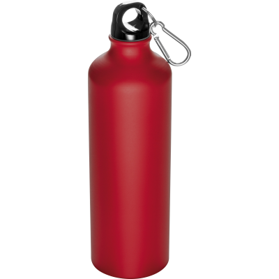 800 ML DRINK BOTTLE with Snap Hook in Red 
