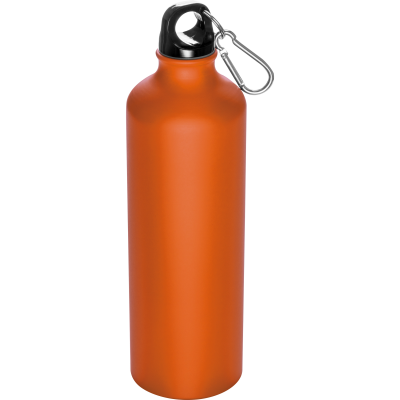 800ML DRINK BOTTLE with Snap Hook in Orange 