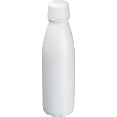 ALUMINIUM DRINK BOTTLE 600 ML in White
