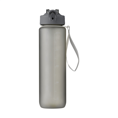 AQUASPORT RCS RECYCLED WATER BOTTLE 1 L in Grey