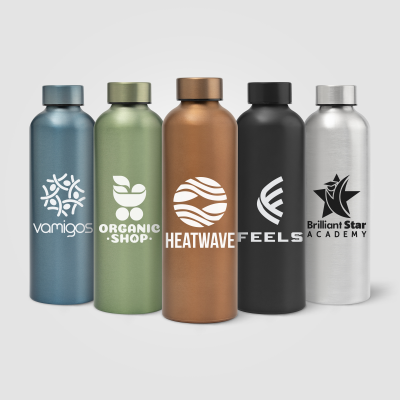 ASTRID RECYCLED STAINLESS STEEL METAL METALLIC BOTTLE - 710 ML