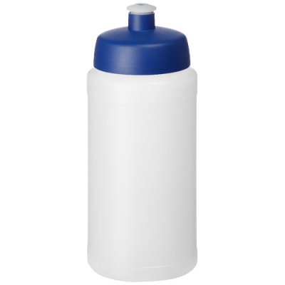 BASELINE® PLUS 500 ML BOTTLE with Sports Lid in Clear Transparent & Blue
