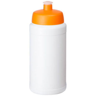 BASELINE® PLUS 500 ML BOTTLE with Sports Lid in White & Orange