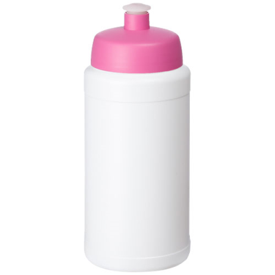 BASELINE® PLUS 500 ML BOTTLE with Sports Lid in White & Pink