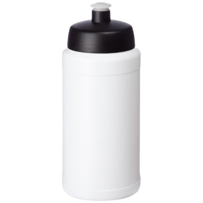 BASELINE® PLUS 500 ML BOTTLE with Sports Lid in White & Solid Black