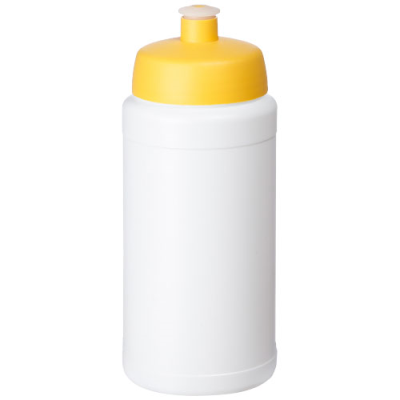 BASELINE® PLUS 500 ML BOTTLE with Sports Lid in White & Yellow