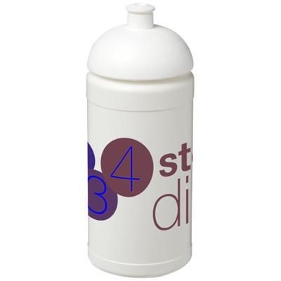 BASELINE® PLUS 500 ML DOME LID SPORTS BOTTLE in White Solid
