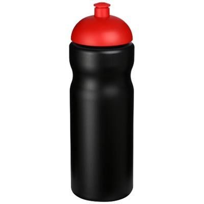 BASELINE® PLUS 650 ML DOME LID SPORTS BOTTLE in Black Solid-red