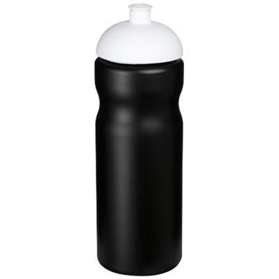 BASELINE® PLUS 650 ML DOME LID SPORTS BOTTLE in Black Solid-white Solid