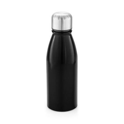 BEANE 500ML ALUMINIUM METAL SPORTS BOTTLE in Black