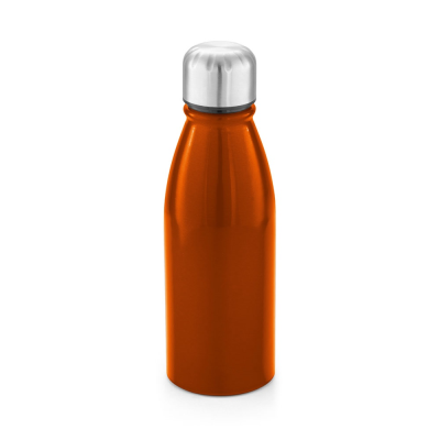 BEANE 500ML ALUMINIUM METAL SPORTS BOTTLE in Orange