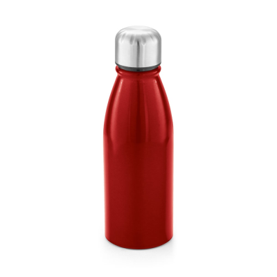 BEANE 500ML ALUMINIUM METAL SPORTS BOTTLE in Red