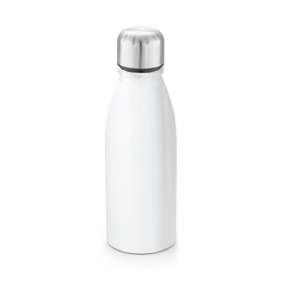 BEANE 500ML ALUMINIUM METAL SPORTS BOTTLE in White