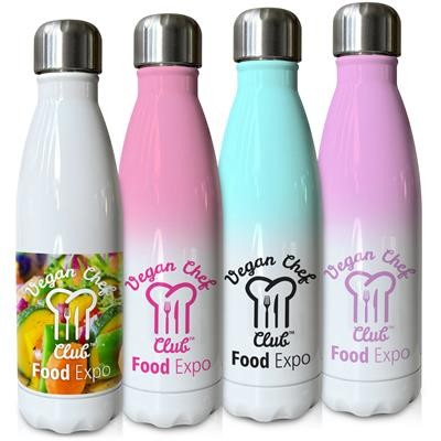 BRANDED BOWLING PIN WATER BOTTLE FULL COLOUR