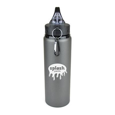 CHERUB 800ML SPORTS BOTTLE in Gun Metal