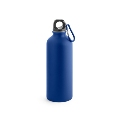 COLLINA ALUMINIUM METAL BOTTLE with Carabiner 540 Ml in Navy Blue