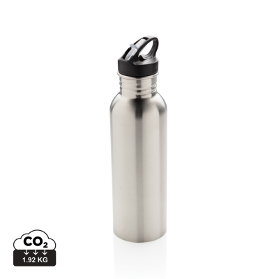 DELUXE STAINLESS STEEL METAL ACTIVITY BOTTLE in Silver