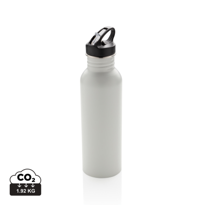 DELUXE STAINLESS STEEL METAL ACTIVITY BOTTLE in White
