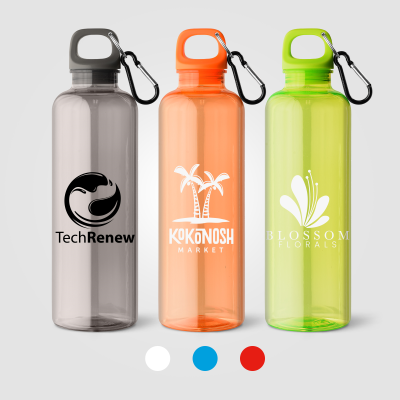 DOLI RPET CARABINER CLIP SCREW-TOP BICYCLE BOTTLE – 740 ML