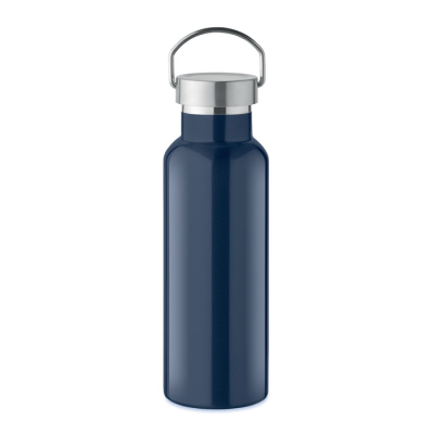 DOUBLE WALL BOTTLE 500 ML in Blue