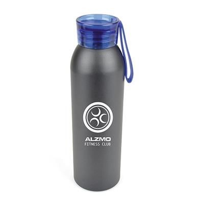 ECLIPSE METAL SPORTS BOTTLE in Black with Blue Trim