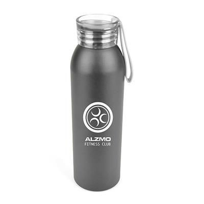 ECLIPSE METAL SPORTS BOTTLE in Black with White Trim