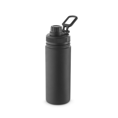 FEDERER BOTTLE in 90% Recycled Stainless Steel Metal 570 Ml in Black