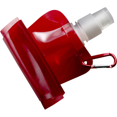 FOLDING WATER BOTTLE (420ML) in Red