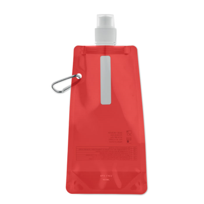 FOLDING WATER BOTTLE in Red