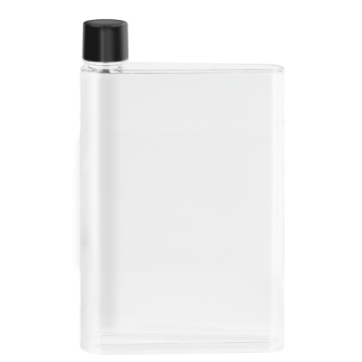 GENIE NOTE BOTTLE - 420ML TRANSPARENT & BLACK