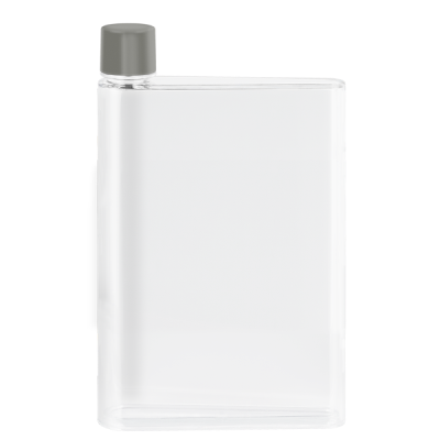 GENIE NOTE BOTTLE - 420ML TRANSPARENT & GREY