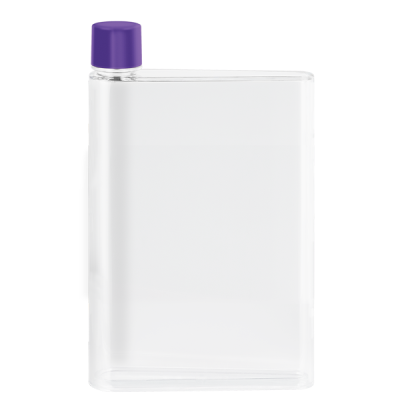 GENIE NOTE BOTTLE - 420ML TRANSPARENT & PURPLE