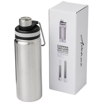 GESSI 590 ML COPPER VACUUM THERMAL INSULATED SPORTS BOTTLE in Silver