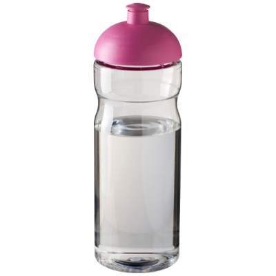 H2O ACTIVE® BASE 650 ML DOME LID SPORTS BOTTLE in Clear Transparent & Pink