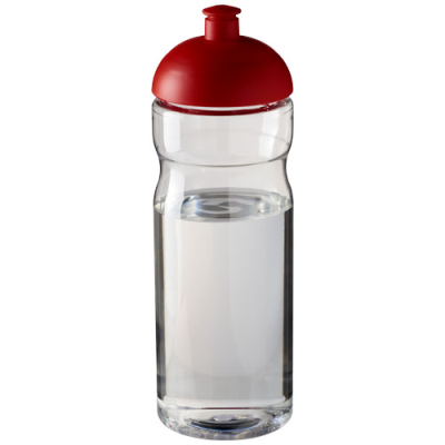 H2O ACTIVE® BASE 650 ML DOME LID SPORTS BOTTLE in Clear Transparent & Red