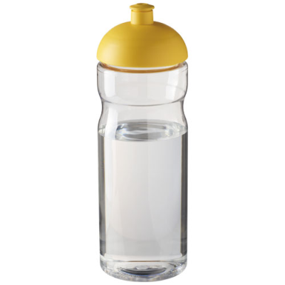 H2O ACTIVE® BASE 650 ML DOME LID SPORTS BOTTLE in Clear Transparent & Yellow