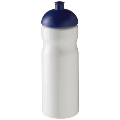 H2O ACTIVE® BASE 650 ML DOME LID SPORTS BOTTLE in White & Blue
