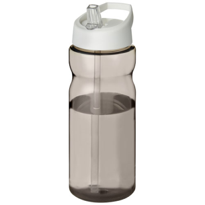 H2O ACTIVE® BASE 650 ML SPOUT LID SPORTS BOTTLE in Charcoal & White