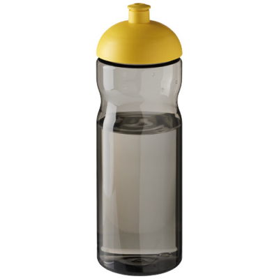 H2O ACTIVE® ECO BASE 650 ML DOME LID SPORTS BOTTLE in Charcoal & Yellow